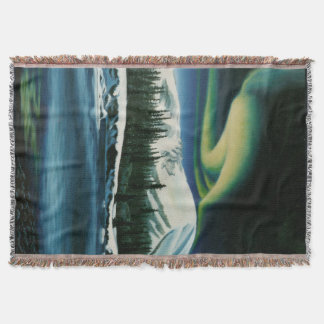 Canada Blanket Yukon Landscape Souvenir Throw