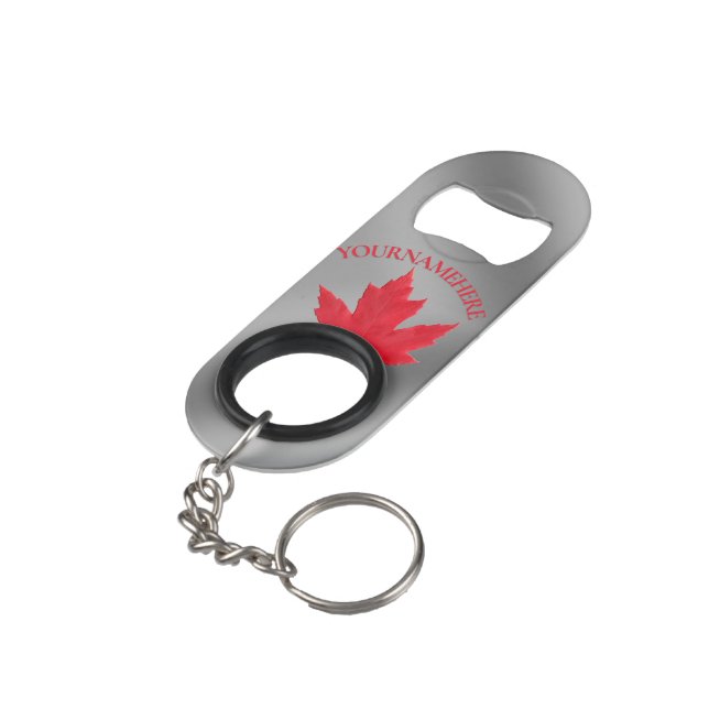 Canada Bottle Opener Canada Maple Leaf Souvenirs (Back Angled)