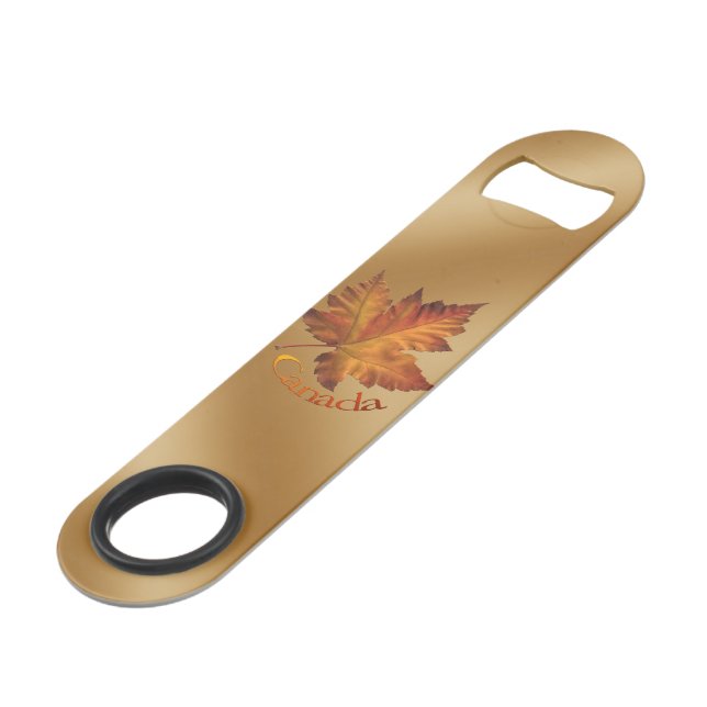 Canada Bottle Opener Canada Maple Leaf Souvenirs (Front Angled)