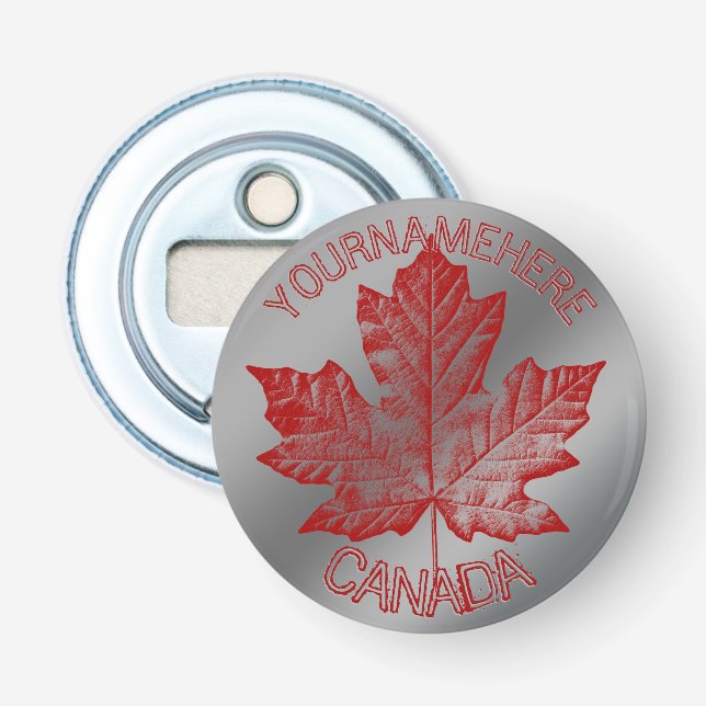 Canada Bottle Opener Custom Canada Souvenirs (Front)