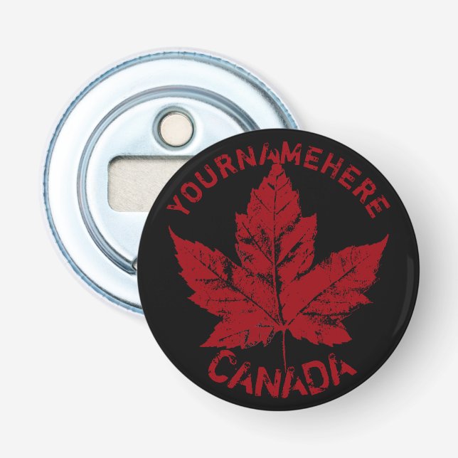 Canada Bottle Opener Custom Cool Canada Gifts (Front)