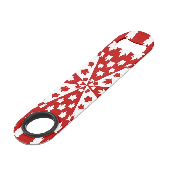 Canada Bottle Opener Funky Canada Souvenirs (Front Angled)