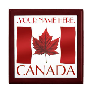 Canada Box Canada Flag Souvenir Jewelry Box Gift