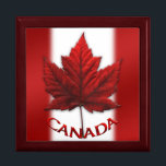 Canada Box Canada Souvenir Gift Jewelry Canada Box<br><div class="desc">Canada Flag Boxes & Gifts Canada Maple Leaf Gift Boxes Beautiful Red & White Canada Flag Jewelry / Keepsake Boxes, Canada Boxes & Gifts for Men Women Kids, Stylish Canada Decor & Souvenirs Home & Office Canada Flag Souvenirs, Gifts and Keepsakes Art & Design by Canadian Artist / Designer Kim...</div>