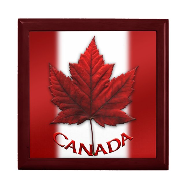 Canada Box Canada Souvenir Gift Jewelry Canada Box (Front)