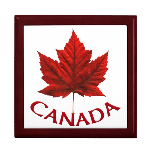 Canada Box Canada Souvenir Gift Jewelry Canada Box (Front)