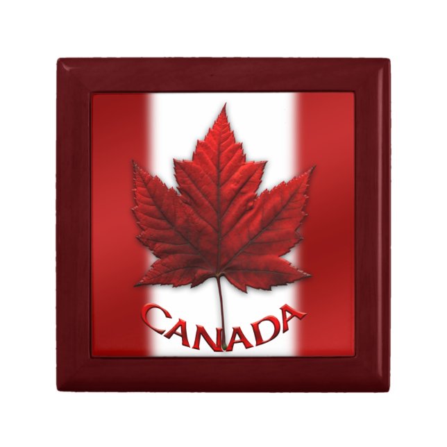 Canada Box Canada Souvenir Gift Jewelry Canada Box (Front)
