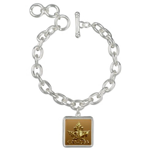 Canada Bracelet Gold Medal Canada Charm Bracelet