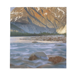 Canada, British Columbia, Alsek River Valley. Notepad