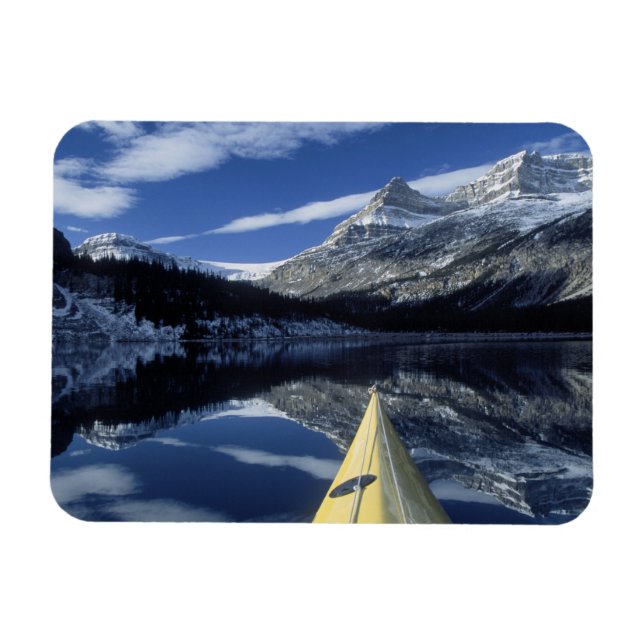 Canada, British Columbia, Banff. Kayak bow on Magnet (Horizontal)