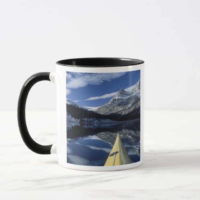 Canada, British Columbia, Banff. Kayak bow on Mug (Left)