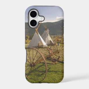 CANADA, British Columbia, Enderby. Tepees & iPhone 17 Case