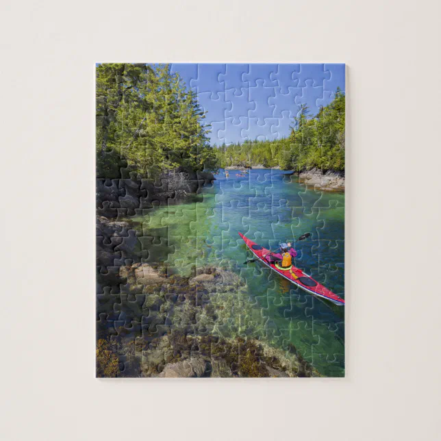 Canada, British Columbia, Vancouver Island. Sea Jigsaw Puzzle Zazzle