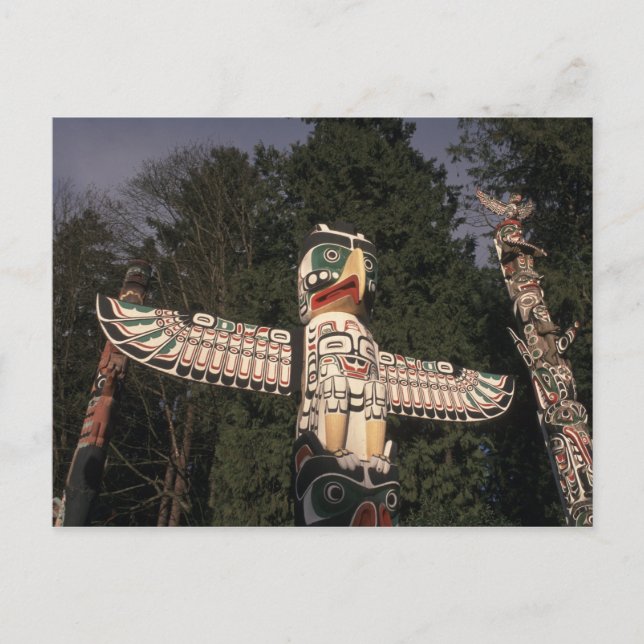 Canada, British Columbia, Vancouver.  Native Postcard (Front)