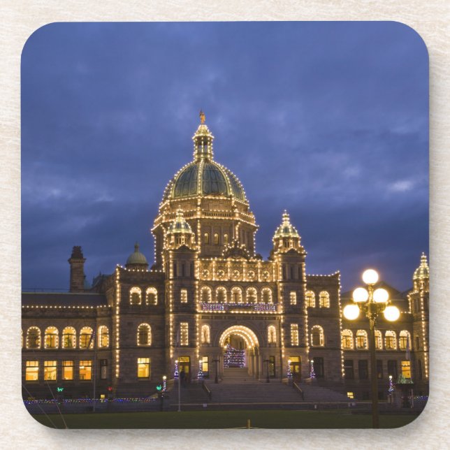 CANADA, British Columbia, Victoria. Evening, Drink Coaster (Front)