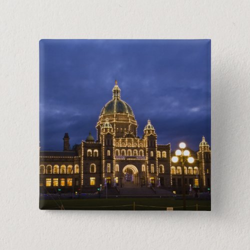 CANADA British Columbia Victoria Evening Pinback Button