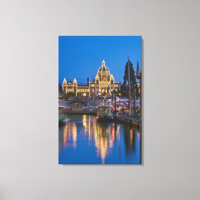 Canada, British Columbia, Victoria, Inner Canvas Print (Front)