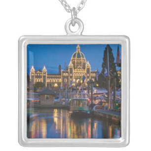 Canada, British Columbia, Victoria, Inner Silver Plated Necklace