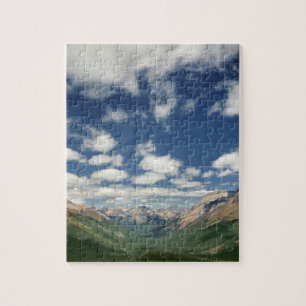 Canada, British Columbia, Yoho NP. Puffy clouds Jigsaw Puzzle