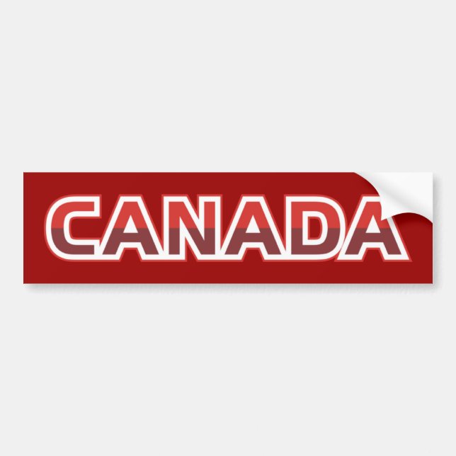 Canada Bumper Sticker (Front)