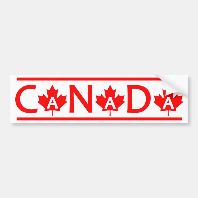 Canada bumpersticker bumper sticker (Front)