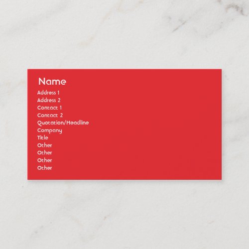 Canada - Business Business Card Template
