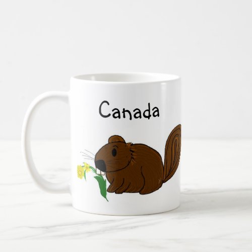 Canada Busy Beaver Coffee Mug