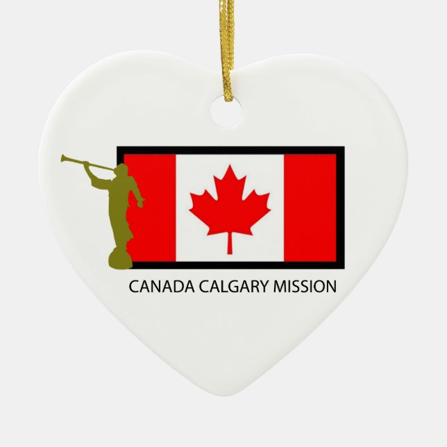 CANADA CALGARY MISSION LDS CTR CERAMIC ORNAMENT (Front)
