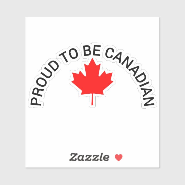 CANADA, CANADA, CAN, PROUD TO BE CANADIAN, ,britis Sticker (Sheet)