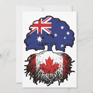 Canada Canadian Australian Australia Tree Roots Invitation