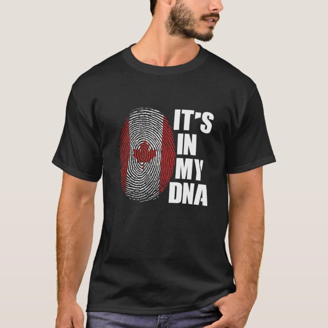 Canada Canadian Canadian Flag Canadian Parents Anc T-Shirt (Front)