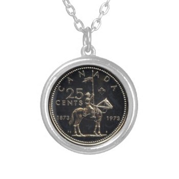 Canada  Canadian Coin  Rcmp  Necklace by FXtions at Zazzle