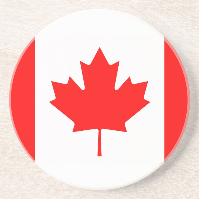 Canada - Canadian Flag Drink Coaster (Front)