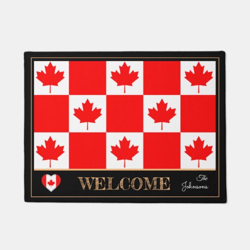 Canada  Canadian Flag house mats sports Welcome