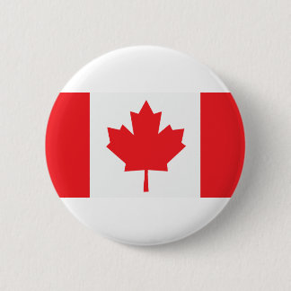 Canada Canadian flag Maple Leaf Button