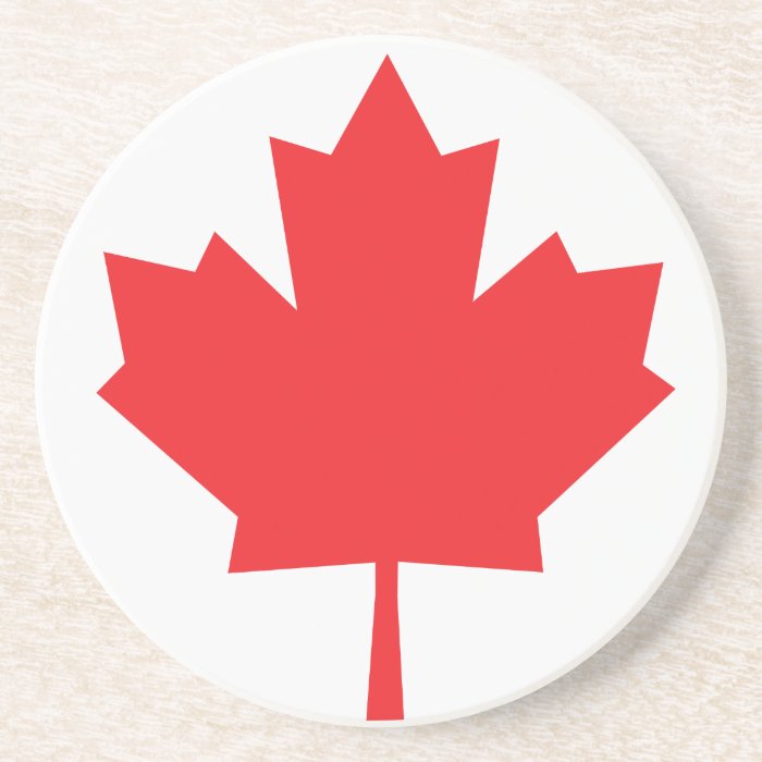 Canada Canadian flag Maple Leaf Coaster