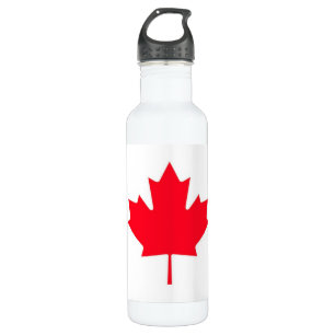 CANADA. Canadian flag. Patriotic. Water Bottle