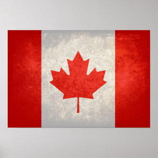 Canada; Canadian Flag Poster