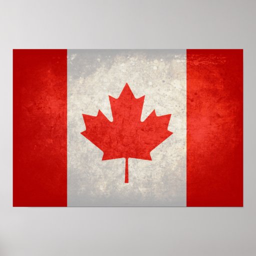 Canada; Canadian Flag Poster | Zazzle