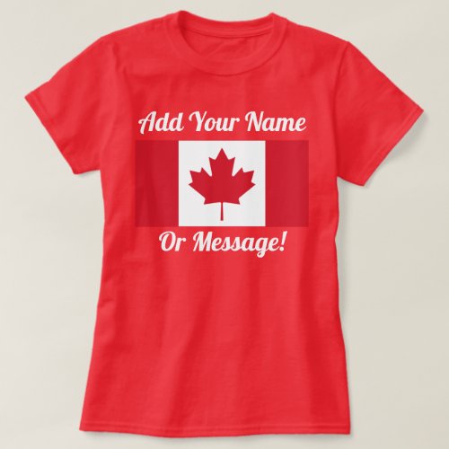 Canada Canadian Flag T_Shirt