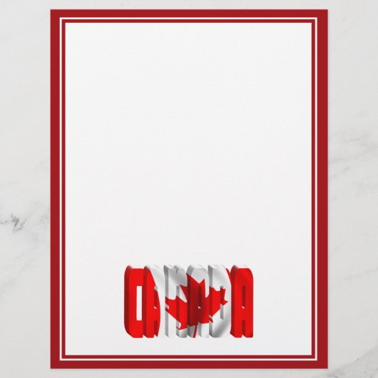 CANADA Canadian Flag Text (Front)