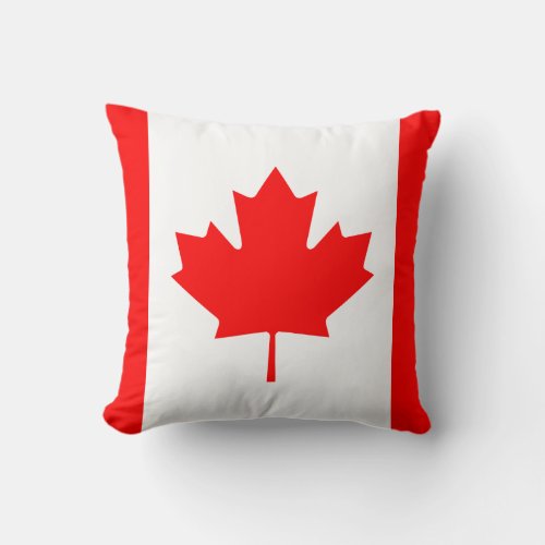 Canada Canadian Flag Throw Pillow