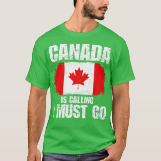 Canada Canadian Flag Travel T-Shirt