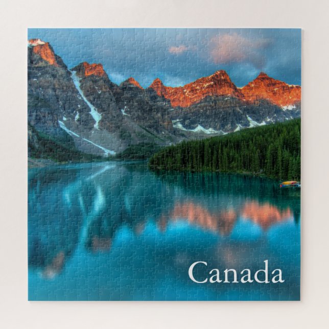 Canada Canadian Lake Banff Jigsaw Puzzle (Horizontal)