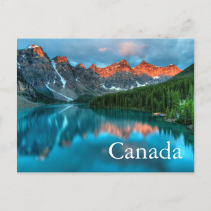 Canada Canadian Lake Banff Postcard