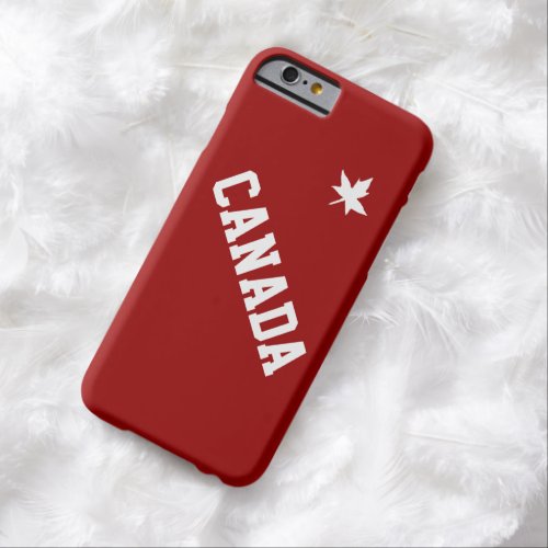 Canada Canadian North American Country Patriotic Barely There iPhone 6 Case