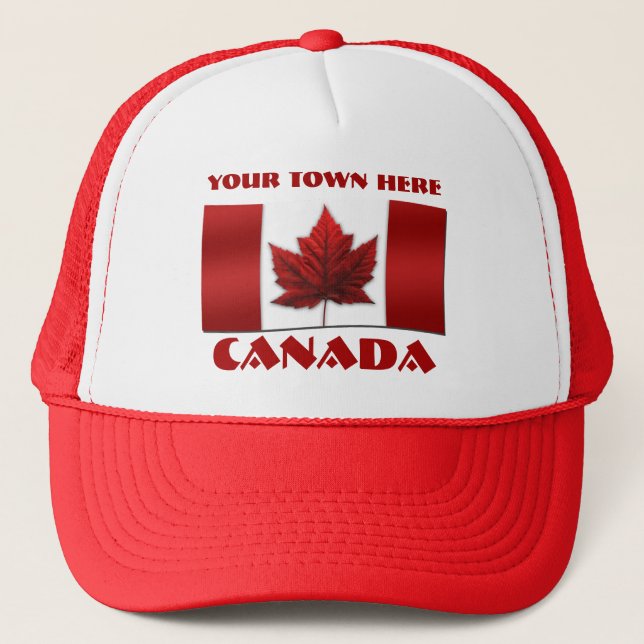 Canada Caps Personalized Canada Souvenir Hats Caps (Front)