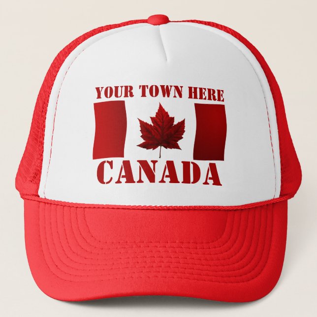 Canada Caps Personalized Canada Souvenir Hats Caps (Front)
