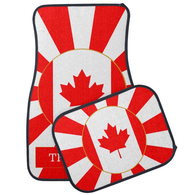 Canada Car Floor Mat & Canadian Flag / Patriots (Set)