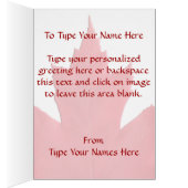 Canada Cards Canada Flag Greeting Cards Custom (Inside (Right))